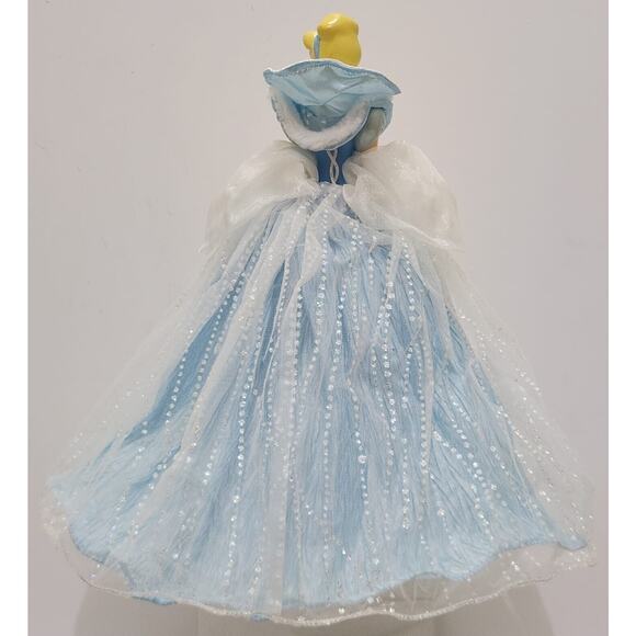 Retired Disney Cinderella Christmas Tree Topper 15" Light Up NWOB - Picture 7 of 16